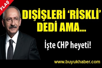 Chp'den Irak Ziyareti