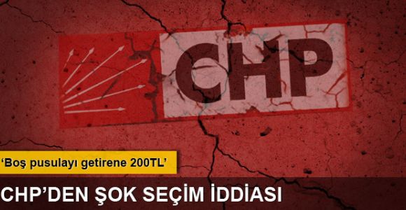 CHP’den şok seçim iddiası