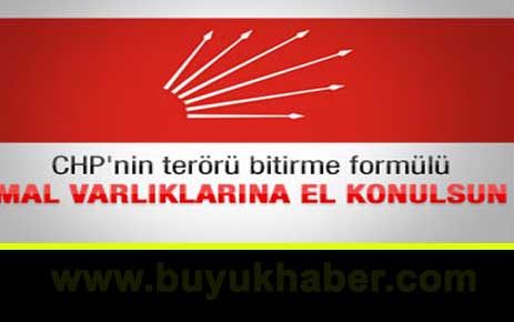 CHP'den terörü bitirme formülü