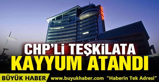 CHP’li teşkilata kayyum atandı