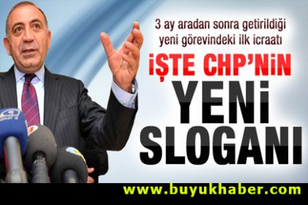 CHP'nin yeni sloganı