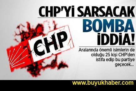 CHP'yi derinden sarsacak bomba iddia