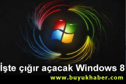 Çığır açacak Windows 8 hakkında yeni detaylar
