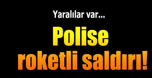 Cizre'de polise roketatarlı saldırı: 2 polis yaralandı