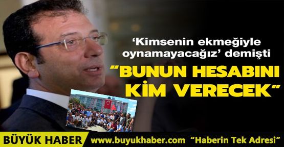 'Çocuğuma bakamazsam bunun hesabını kim verecek?'