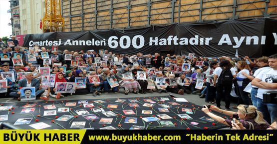 Cumartesi Anneleri’nin 600’üncü oturma eylemi