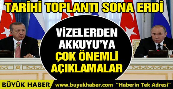 Cumhurbaşkanı Erdoğan ile Rusya lideri Putin ortak açıklama yaptı