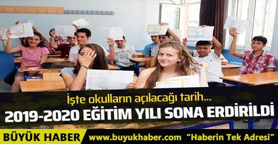 Cumhurbaşkanı Erdoğan okulların açılacağı tarihi ilan etti