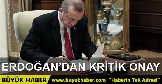 Cumhurbaşkanı Erdoğan'dan kanun onayı