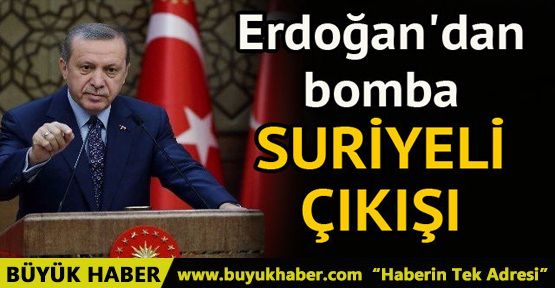 Cumhurbaşkanı Erdoğan'dan Suriyeli açıklaması: 3.5 milyonu saklayacak halimiz yok