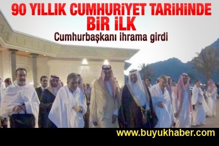 Cumhurbaşkanı Gül ihrama girdi 