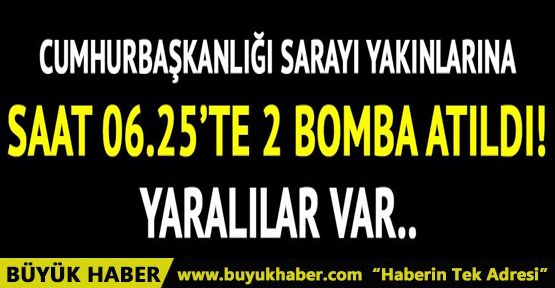 Cumhurbaşkanlığı Külliyesi yakınlarına 2 adet bomba atıldı