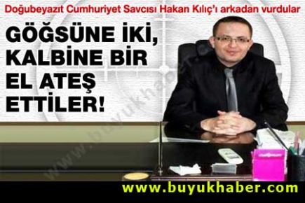 Cumhuriyet savcısına silahlı saldırı