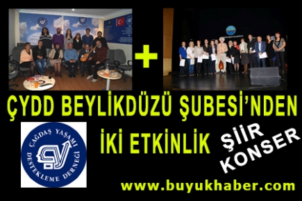 ÇYDD BEYLİKDÜZÜ ŞUBESİ’NDEN İKİ ETKİNLİK