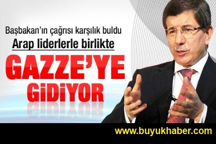 Davutoğlu Gazze'ye gidiyor