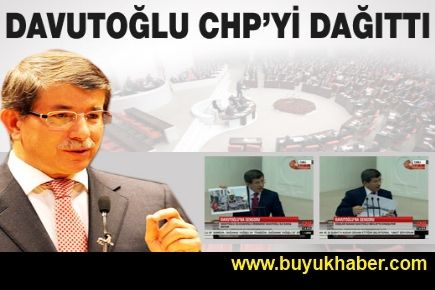 DAVUTOĞLU MECLİS'TE ÇOK SERT KONUŞTU