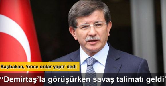 Davutoğlu: Operasyon yokken, KCK ateşkesi sona erdirdi