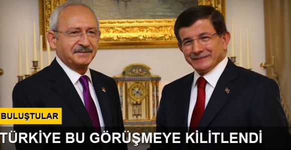 Davutoğlu ve Kılıçdaroğlu bir araya geldi