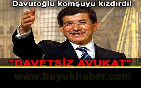 Davutoğlu, Yunanistan'ı kızdırdı!