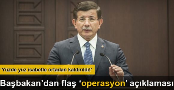 Davutoğlu'dan 'operasyon' açıklaması