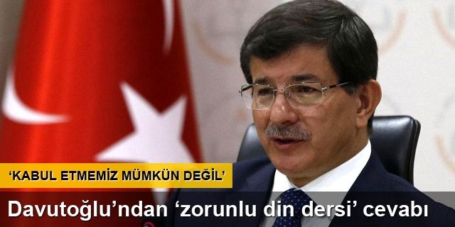 Davutoğlu'ndan AİHM'e sert tepki