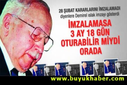 Demirel'le AK Partililer arasında 28 Şubat tartışması