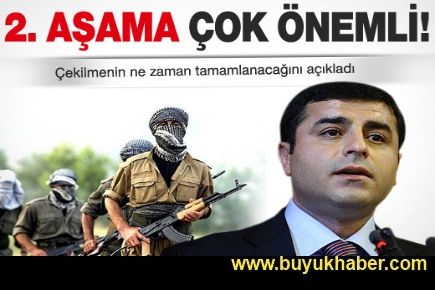 Demirtaş çekilme sürecini anlattı: 2.aşama önemli
