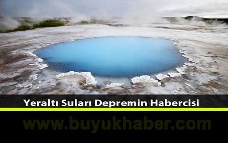 Depremin Sinyali Kaplıca Suyunda