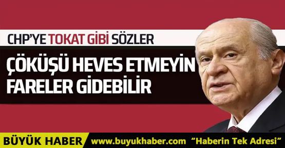 Devlet Bahçeli CHP'ye sert sözlerle yüklendi!