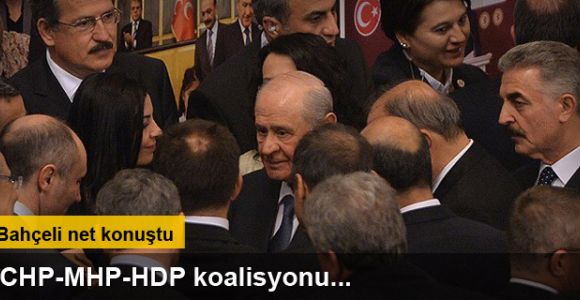 Devlet Bahçeli'den 'koalisyon' açıklaması