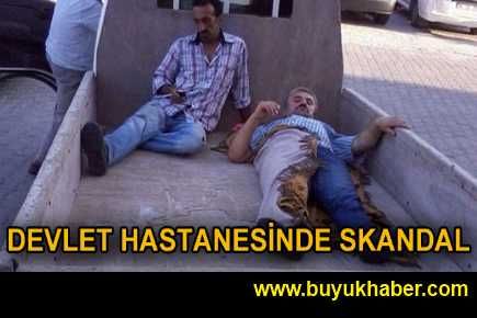 Devlet hastanesinde skandal