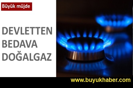 Devletten bedava doğalgaz