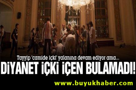 Diyanet de içki içen bulamadı