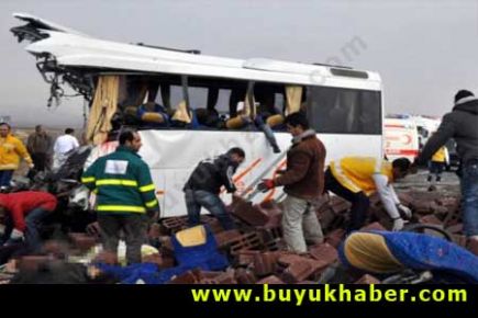 Diyarbakır-Batman karayolunda kaza: 24 ölü