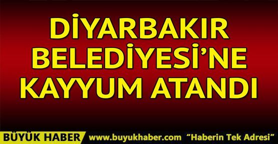 Diyarbakır Belediyesi'ne kayyum atandı