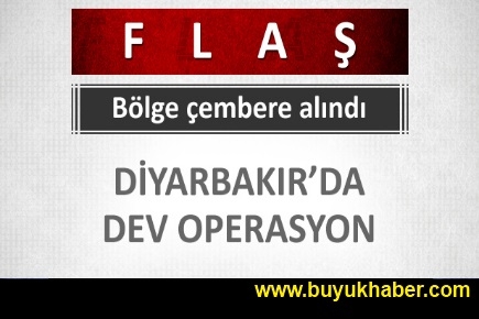 Diyarbakır'da dev operasyon