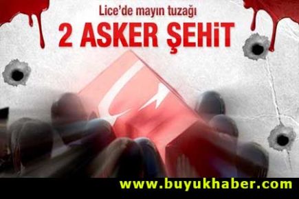 Diyarbakır'da mayın patladı: 2 şehit