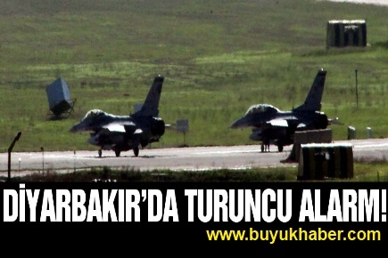 Diyarbakır’da ‘Turuncu’ alarm