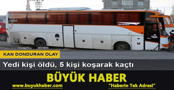 Doğubayazıt'ta trafik kazası: 7 ölü, 1 yaralı