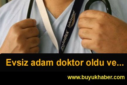 Doktor önlüğü giyerek hastanede yaşadı!