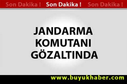 Düzce İl Jandarma Komutanı, 1 yarbay ve 3 astsubay gözaltına alındı..