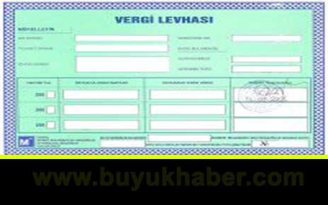 E- vergi levhası dönemi