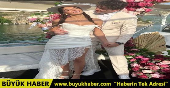 Ebru Şahin ve Cedi Osman Kuzey Makedonya'da evlendi