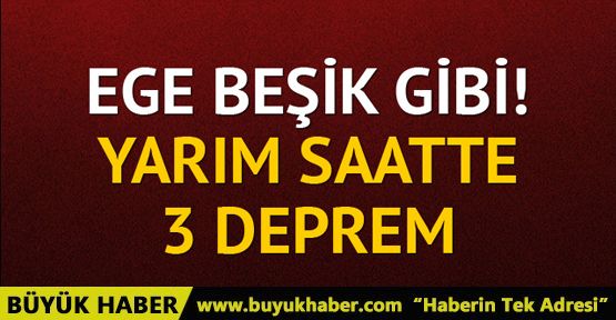 Ege Denizi'nde 5 büyüklüğünde deprem