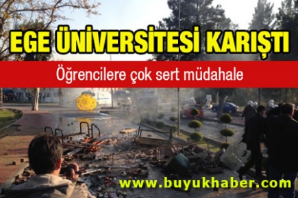 Ege Üniversitesi karıştı