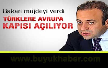 Egemen Bağış'tan vize müjdesi