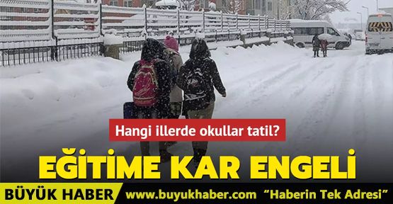 Eğitime kar engeli