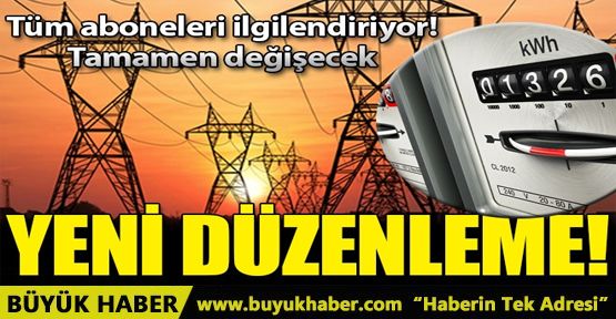 Elektrik ile ilgili son dakika kararı