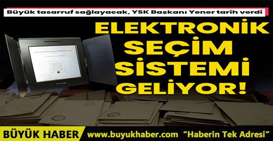 Elektronik seçim sistemi geliyor! YSK Başkanı Yener tarih verdi