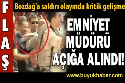 Emniyet müdürü açığa alındı